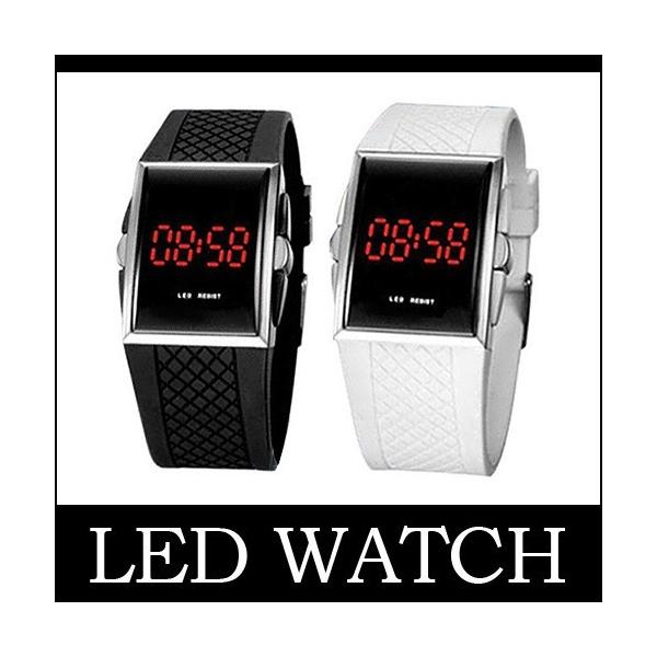 ウォッチベルト デジタル デジタル時計 蛍光 LED スポーティー ベルト
