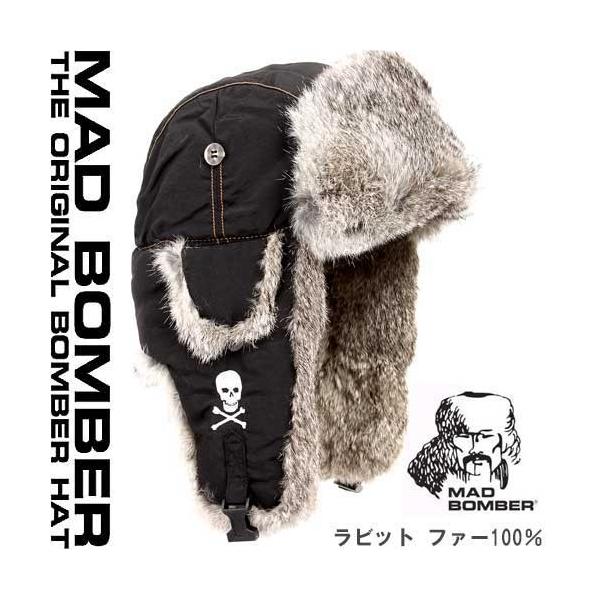 304 SKULL BLK hat キャップ ハット スキー帽子 ロシア パイロット