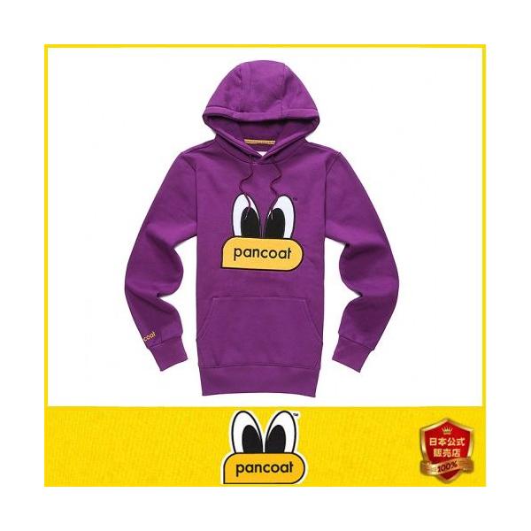 Pancoat パンコート EYES パーカー フード付き 裏地起毛 冬 Tシャツ パーカー 長袖 HOOD 長袖 パンコート キャラク パンコート