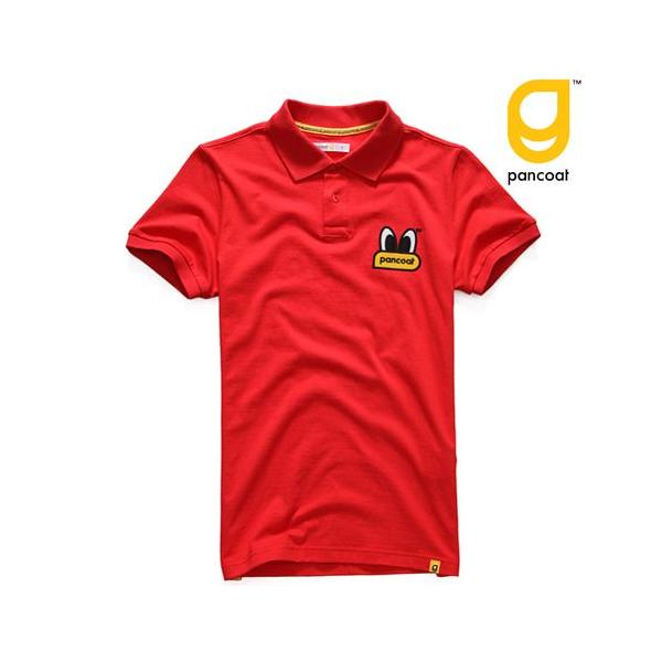 Pancoat �p���R�[�g �|���V���c �L�����N�^�[ T-�V���c POPEYES BIGLOGO COLLAR T-SHIRTS TOMATO RED ���� �� T�V���c �� �p���R�[�g