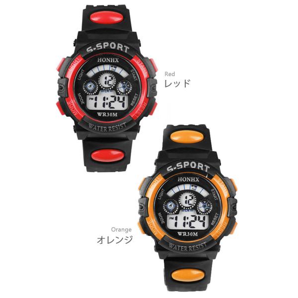 腕時計 スポーツ 子供用 防水 腕時計 デジタル キッズ スポーツウォッチ 男の子 女の子 小学生 低学年 卒業 入学 卒園 合格祝 ジュニア Buyee 日本代购平台 产品购物网站大全 Buyee一站式代购 Bot Online