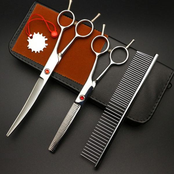 ハサミ 髪 トリミング シザー ペット 美容 ハサミ 4点セット 犬 猫 自宅 毛 すきバサミ 美容師 散髪 ヘアカット スキバサミ 家族 髪 はさみセット Dejapan 手数料０円で日本の商品を購買代行 落札代行