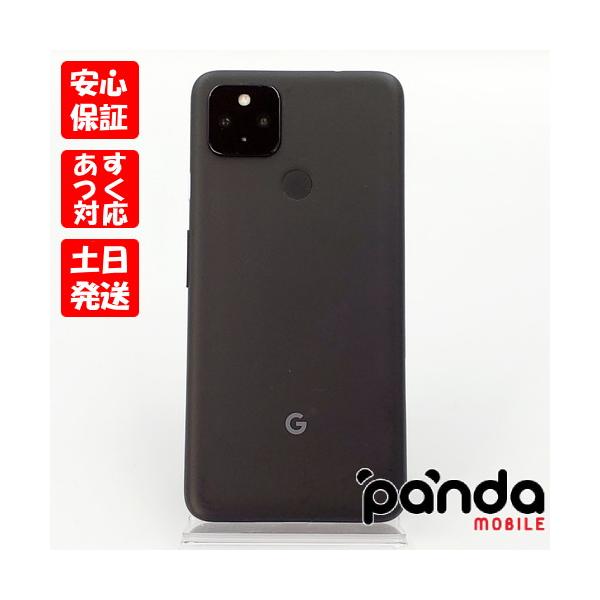 【中古】Google Pixel 4a（5G）　ブラック Google Pixel 【あすつく、土日、祝日発送、店舗受取可】中古品【C