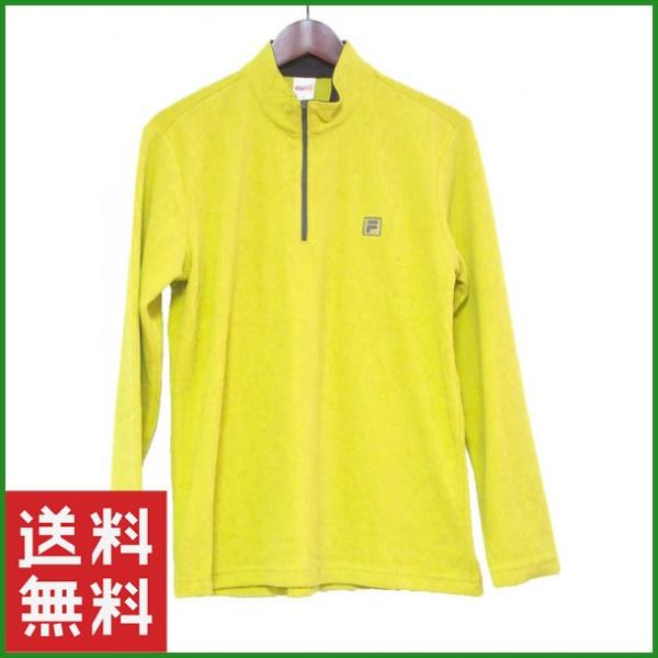 在庫処分 メンズ フリース カットソー トレーナー ハーフジップ