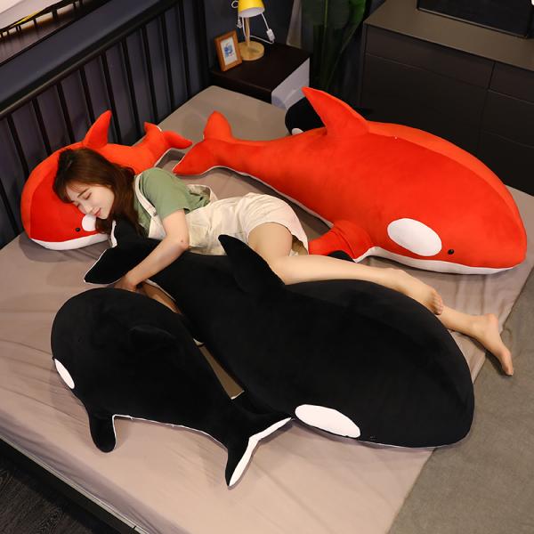 ぬいぐるみ シャチ 抱き枕 鯨 だき枕 腰枕 クッション 寝 おもちゃ