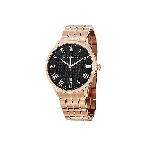 アレキサンダー 腕時計 Alexander A103b 04 腕時計 ローズ Statesman Triumph メンズ アナログ アナログ ローズ ゴールド プレート スイス 腕時計 E パンダストア