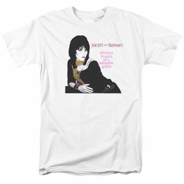 珍しい 海外テレビ コミックス ドラマ 映画 ゲーム Tシャツ トップス ウエア Joan Jett Misspent ユース オフィシャル ライセンス アダルト Tシャツ 即発送可能 Raloffshore Com