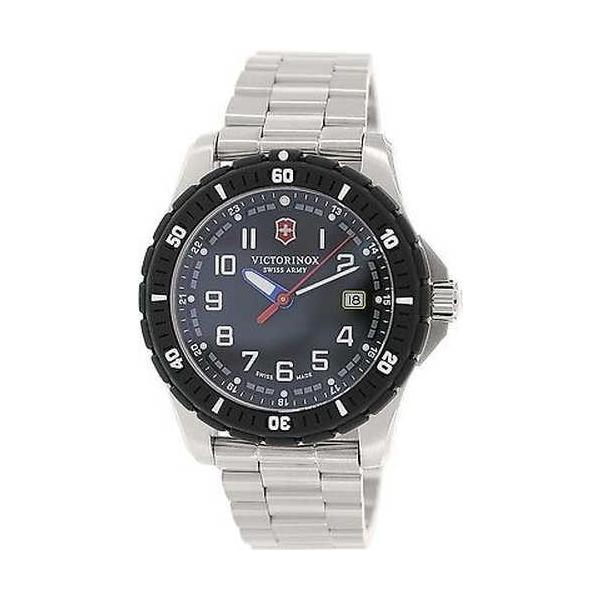 腕時計 ヴィクトリノックススイスアーミー Victorinox 在庫一掃売り切りセール スイス Army メンズ Maverick ステンレス スチール シルバー クォーツ