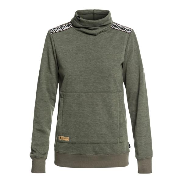 トレーナー Shoes Women S Beetle Dc Dc Neck Edjft Veneer ディーシーシューズ ディーシーシューズ Roll Sweatshirt パーカー Technical