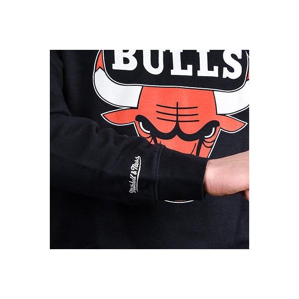 Mitchell and Ness Men/'s Chicago Bulls Marker Crew Sweatshirt New Black