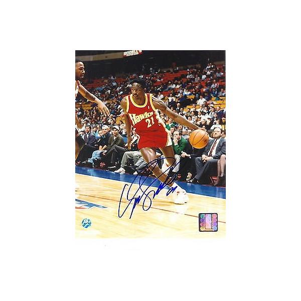 高い品質 アメリカン バスケットボール Nba ウェア ユニフォーム Dominique Wilkins Autographed 8x10 Photo Atlanta Hawks 国産 Nooitmeergrasmaaien Be