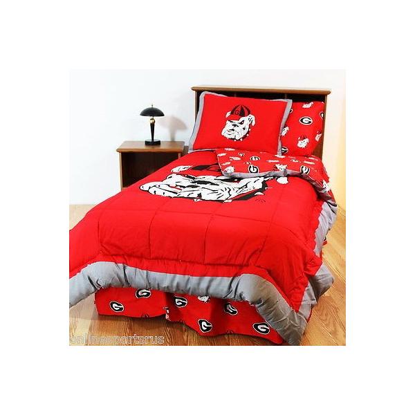 掛け布団 セット Georgia Bulldogs Comforter Sham Bedskirt Pillowcase Valance Twin to King SIze CC 掛け布団 セット Georgia Bulldogs Comforter Sham Bedskirt Pillowcase Valance Twin to King SIze CC