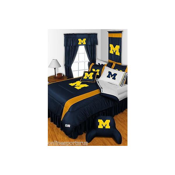 掛け布団 セット Michigan Wolverines Comforter Sham Bedskirt & Valance Twin to King Size 掛け布団 セット Michigan Wolverines Comforter Sham Bedskirt & Valance Twin to King Size
