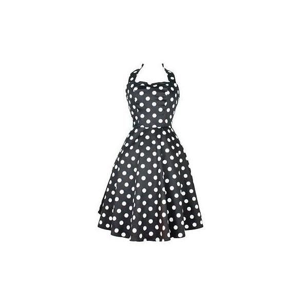 ドレス レディース 海外セレクション Women S Hemet Black White Polka Dots Full Circle Skirt Pinup Dress Rockabilly L8zzdumpsa ファッション Convivialmc Com