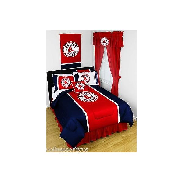 掛け布団 セット Boston Red Sox Comforter Bedskirt Sham & Valance Twin Full Queen King Size 掛け布団 セット Boston Red Sox Comforter Bedskirt Sham & Valance Twin Full Queen King Size