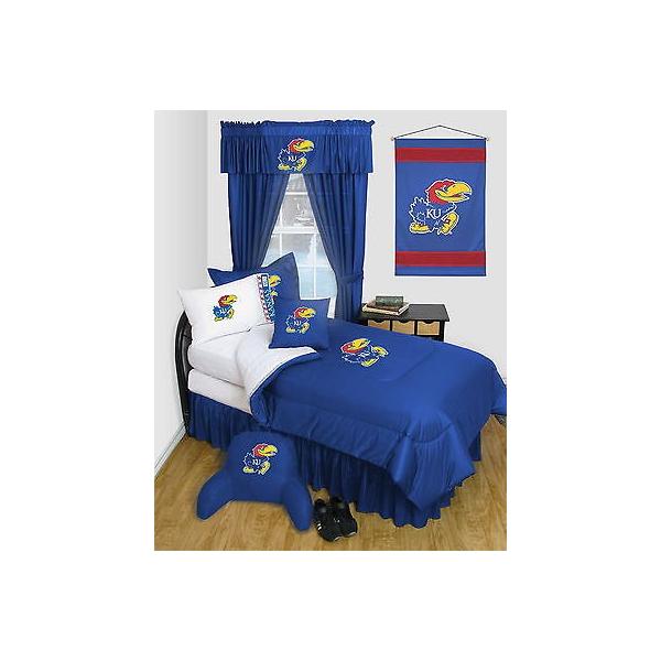 掛け布団 セット Kansas Jayhawks Comforter & Sham Set Twin Full Queen Size LR 掛け布団 セット Kansas Jayhawks Comforter & Sham Set Twin Full Queen Size LR