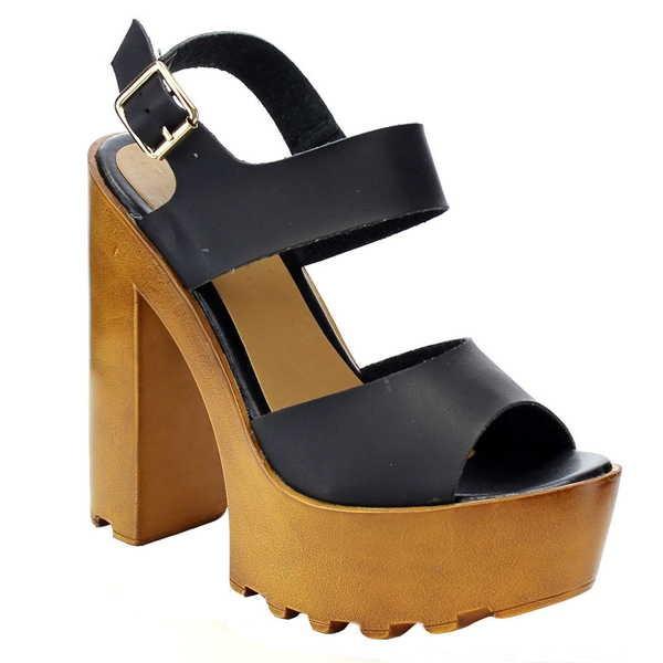 新作ウエア ヒール パンプス ビジネス シューズ 靴 海外厳選ブランド ベストon Audrey 2 レディース Lug Sole Platform バックル ストラップ Chunky ヒール サンダル Black パンプス サイズ Womanus6 23センチ Panero Shop