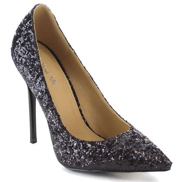 売れ筋ランキングも ヒール パンプス シューズ 靴 海外厳選ブランド Follow Me レディース Sexy ハイ Stiletto ヒール グリッター Party ドレス パンプスs Ana 02 Black パンプス サイズについてのご注意 ブランドによってサイズ感が違う為日本サイズはご参考までに