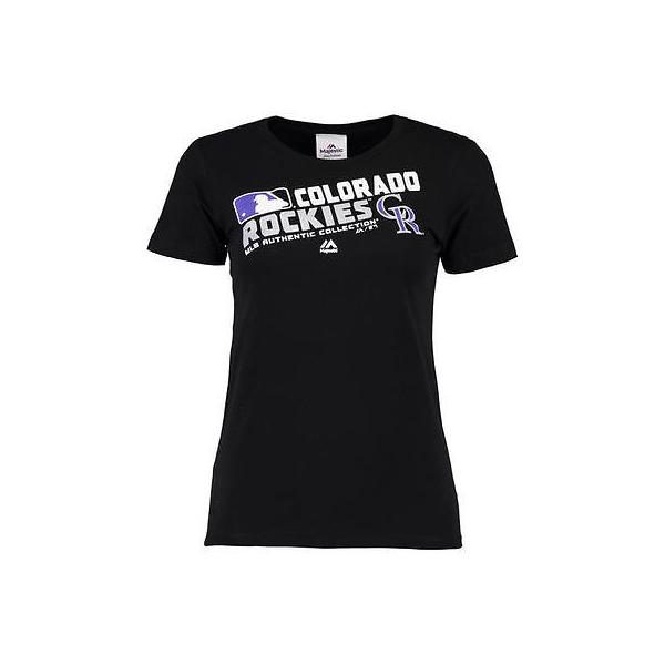アメリカ Mlb Usa メジャー チーム リーグ 全米 野球 Mlb カラーado ブラック Rockies レディース ブラック オーセンティック コレクション チーム Choice Tシャツ E パンダストア
