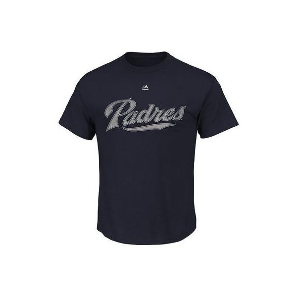 マジェスティック 全米 Usa メジャー メジャー Majestic Diego San Mlb テール アメリカ 野球 リーグ 野球 Padres ネイビー ビッグ テール Pro Wordmark Tシャツ E パンダストア