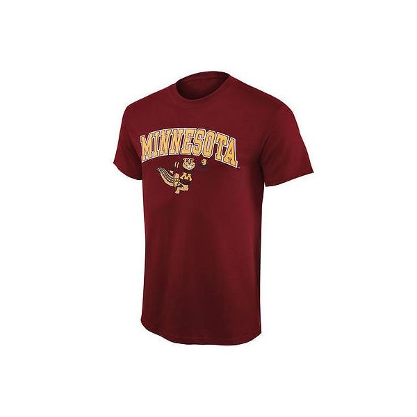 カレッジ アメリカ Minnesota アメリカ Ncaa 大学 ゴールデン ニューアジェンダ Gophers Maroon Arch Usa Ncaa スポーツ ニューアジェンダ Over Logo Tシャツ E パンダストア