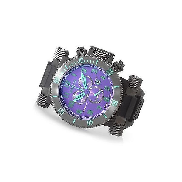 腕時計 インヴィクタ メンズ Invicta コール Ition 新作続 Silアイコンe Forces スイス クロノグラフ ブラック