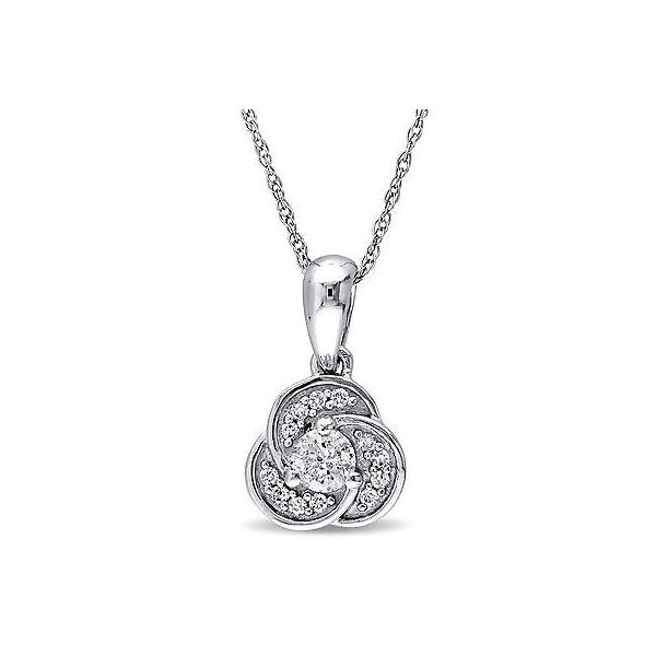 ジュエリー ファインジュエリー Miadora ネックレス ペンダント ダイヤモンド Miadora 10k Necklace ネックレス White Gold 1 3ct Tdw Diamond Flower Drop Necklace G H I2 I3 パンダ ストア