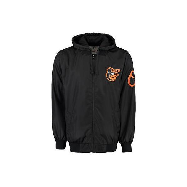 Design その他野球ウエア 野球 ウエア Jh ベースボール 全米 Jh Baltimore アメリカ Orioles Baltimore デザイン ブラック Mlb Usa Ripstop Hooded ジャケット パンダストア 正規品販売