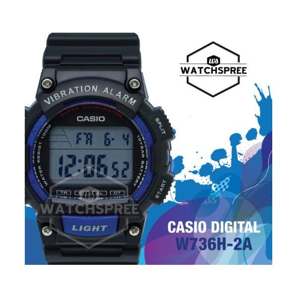 腕時計 カシオ Casio Digital Watch W736h 2a Pkfbqxouuo ファッション Centralcampo Com Br
