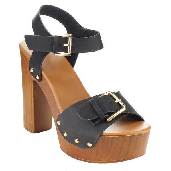 最高級 ベストon 海外厳選ブランド 靴 シューズ パンプス ヒール Lexie 1 Black サンダル ヒール Chunky Studded アンクルストラップ Platform レディース パンプス サイズ Womanus6 23センチ X E Is