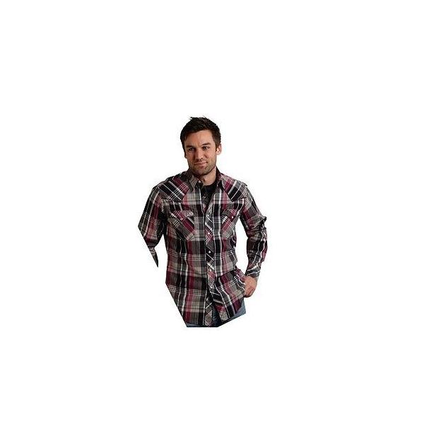 ウエスタン カウボーイ カジュアルシャツ トップス 海外セレクション Roper Western Shirt メンズ Performance Snap L S Wine 03 001 0062 0636 Wi Www Thecharlienoble Com