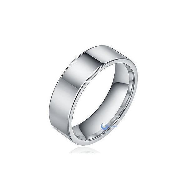 指輪 6ミリ リング ウェディング 8 7 12 3gr 海外バイヤー厳選 Heavy ホワイト ホワイト 18k Polished Comfort Pipe バンド ゴールド フラット ウェディング Comfort Fit パンダストア