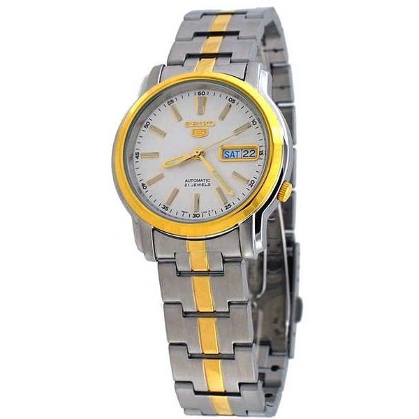 ブランド雑貨総合 Two メンズ Snkl84 5 Seiko セイコー 腕時計 トーン 腕時計 オートマチック ダイヤル ホワイト スチール ステンレス 腕時計 重要 納期についてご確認ください 取寄せの為 10 19日程度