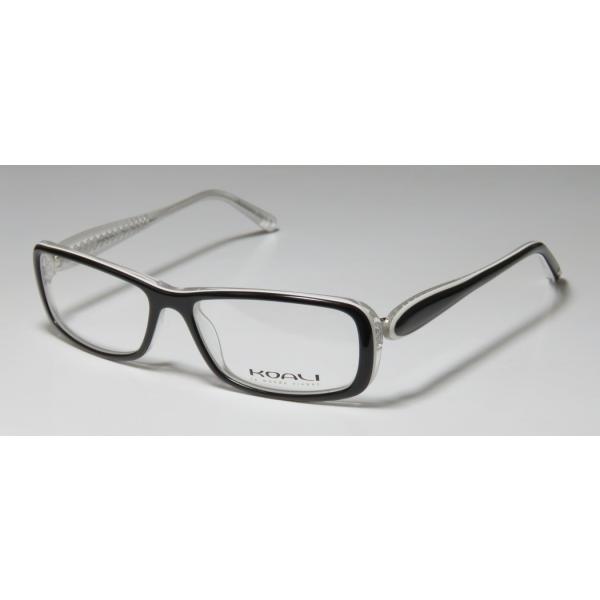 眼鏡フレーム Koali Trendy コアリ White 71k Must Have Trendy Durable めがね備品 アイグラス フレーム レンズ Original ケース Black White Clear 3 パンダストア