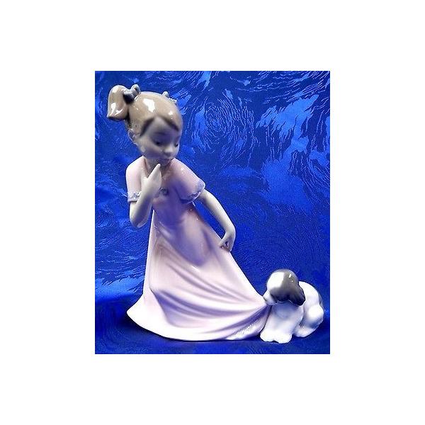 リアドロ LET ME GO GIRL ウイズ ドッグ SPECIAL エディション 2014 FEMALE FIGURINE NAO BY LLADRO #1829 リアドロ LET ME GO GIRL ウイズ ドッグ SPECIAL エディション 2014 FEMALE FIGURINE NAO BY LLADRO #1829
