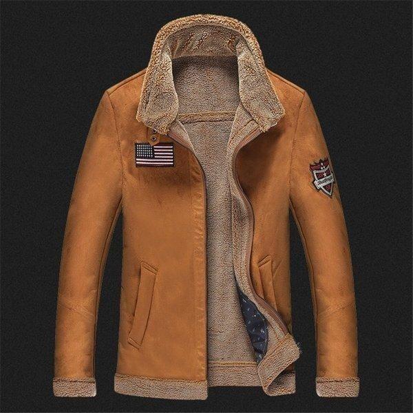 値段が激安 フェイクムートンコート メンズ ランチコート 裏起毛ジャケット お兄系 軽量 裏ボア アウター フェイクセーム革 秋冬 裏起毛ジャケット フェイクムートンコート メンズ ランチコート コート アウター Fatenzo Com