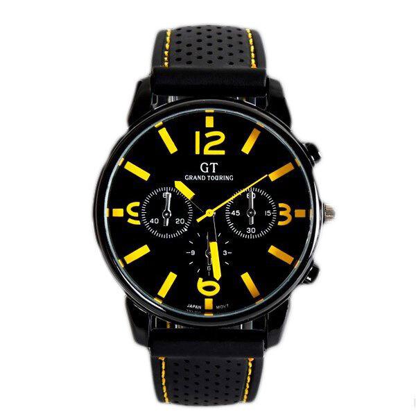 レーシングデザイン メンズ腕時計 ウォッチ PINBO クォーツミリタリー