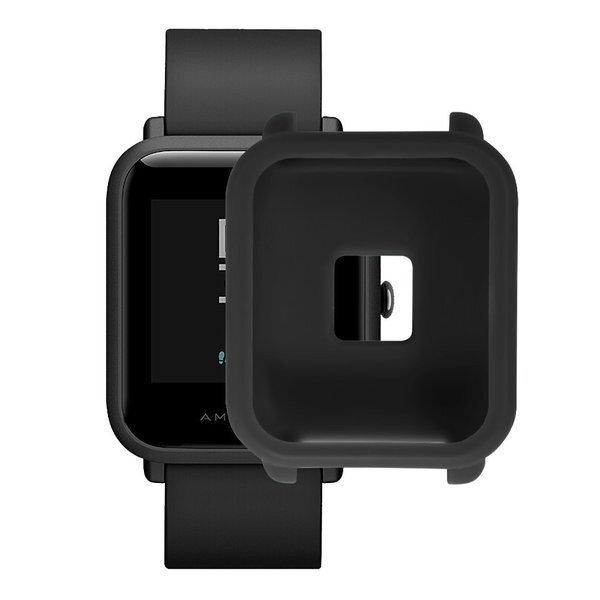 カバー シリコン バンパー フルケース シャオミ スマートウォッチ Amazfit Bip Huam 黒