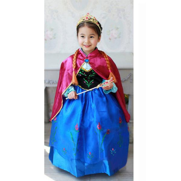 残り在庫数(本日0:00時点)：3アナ110cmアナ110cm・大人気アナと雪の女王風子供用ワンピース、今年のハロウィンや仮装イベントはこれで決まり。・大人気の子供コスプレ衣装。 ・アナのコスプレ衣装としても、普段用ドレスとしてもいいです※...