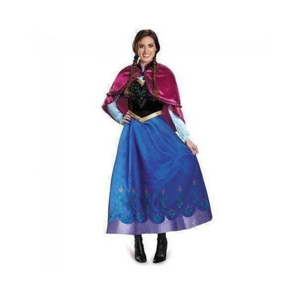 アナと雪の女王 コスプレ アナ アナ雪 チロリアン ケープ付 ドレス