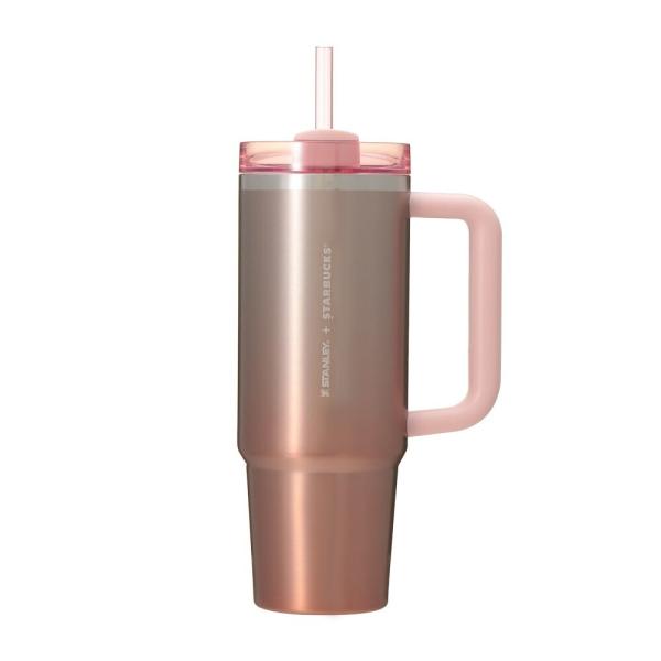 starbucks スタバ 3WAY ステンレス タンブラー グラデーション 887ml ピンク