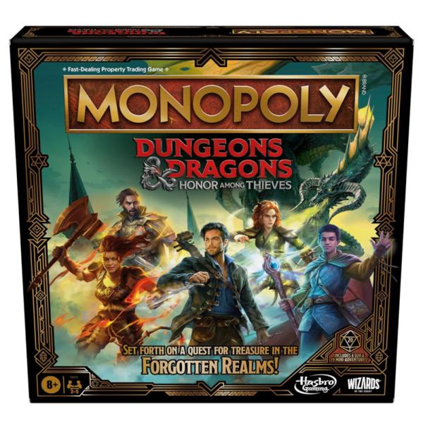 モノポリー Monopoly ダンジョンズ&amp;ドラゴンズ D&amp;D ボードゲーム 5人 パーティー 映画