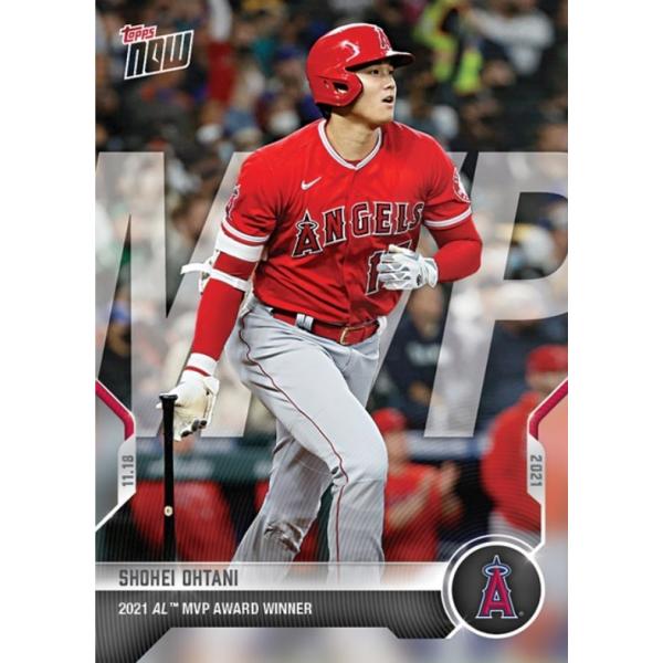 大谷翔平 2021 MLB TOPPS NOW Card OS-40 ア・リーグMVP トップス カード エンゼルス Shohei Ohtani
