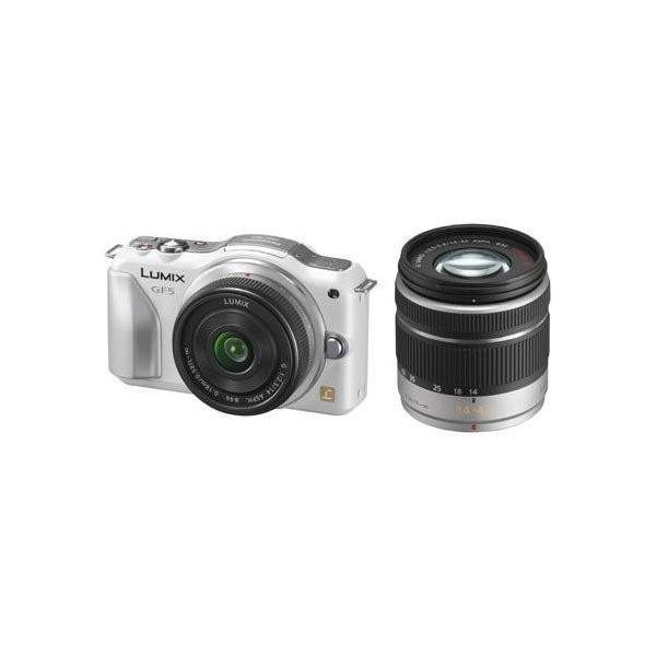 あすつく対応】Panasonic ミラーレス一眼カメラ ルミックス GF5 ダブル