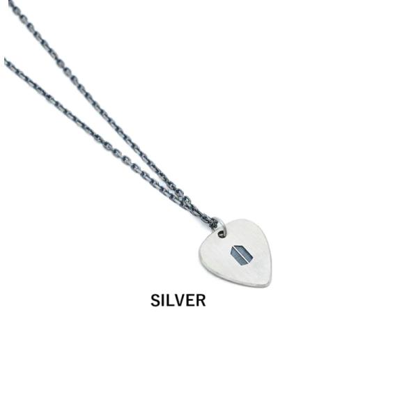 あすつく対応】[SUGA] GUITAR PICK NECKLACE SILVER (シルバー