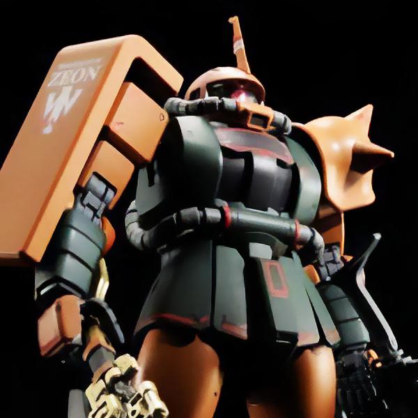 あ*な様 ＭＧ 1/100 MS-06FS ガルマ・ザビ専用 ザクＩＩ MG 1/100 MS-06FS ガルマ・ザビ専用 ザクII｜プレミアム