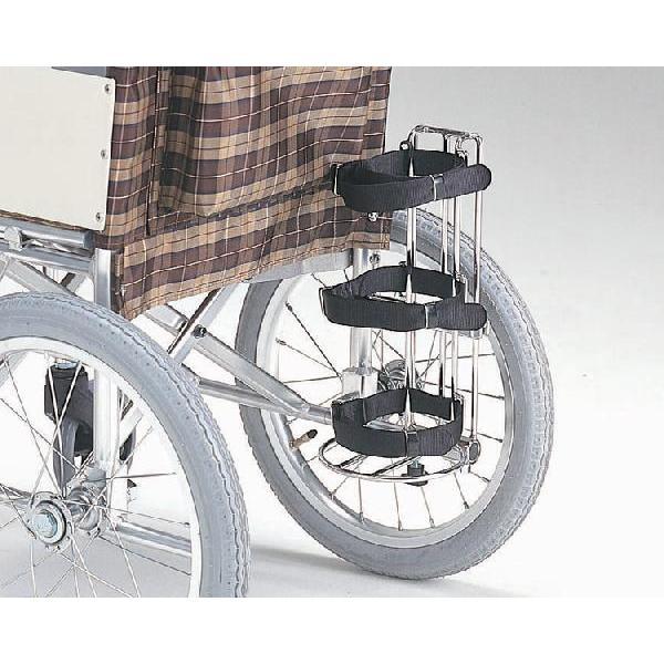 車椅子用 ボンベ架 MS-134 ミキ＆フットサポートベルト ミキ ボンベ架