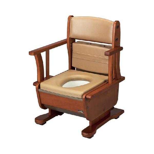 【超美品】uchie/介護用 家具調ポータブルトイレさわやか木製チェア ポータブルトイレ 介護 高齢者 木製ポータブルトイレ さわやかチェア泉