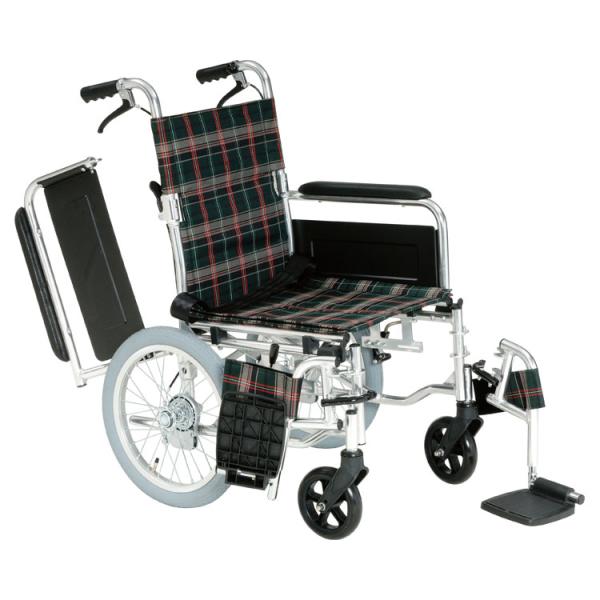 MAKIマキテック 折りたたみ車椅子 コンパクト介助車 アルミ製軽量 介助・介護 マキテック 車椅子 介助式車椅子 車いす 多機能 折りたたみ 背折れ