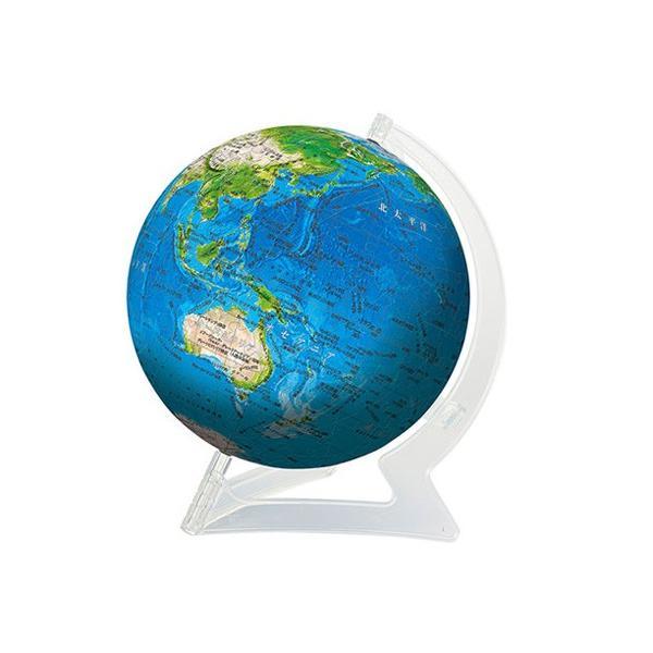 自分で組み立てる地球儀パズル 3D球体パズル ブルーアース2-地球儀